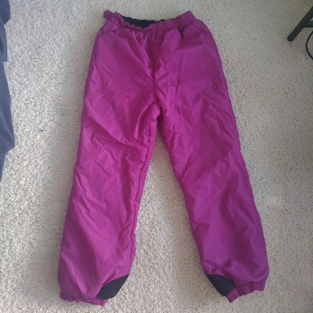 80s Vintage Columbia Sz L Pink Ski Pants